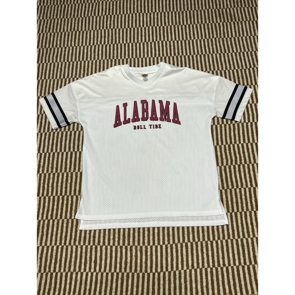 Gameday Couture White Alabama Size Medium Crimson Roll Tide Football Jersey
